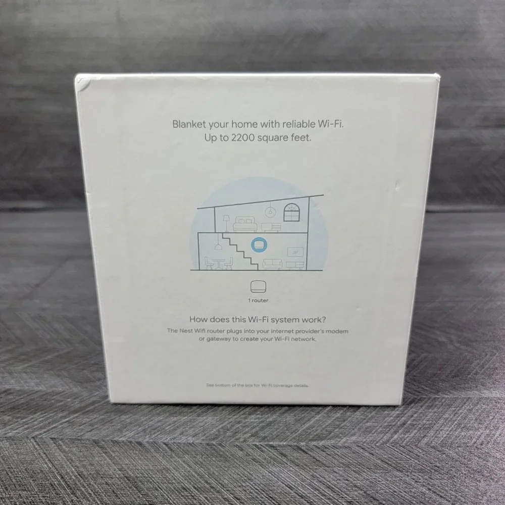 Google Nest Wifi Router Wireless Connectivy AC2200 2.4GHz/5GHz Wifi